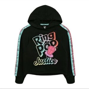 Justice 7/8 Bazooka Ring Pop Hoodie